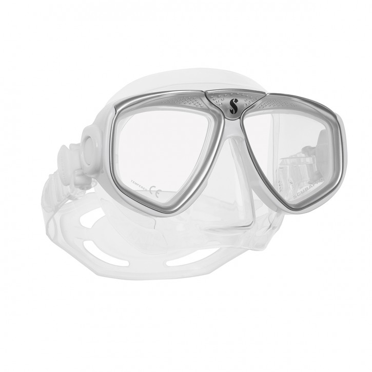 Scubapro Zoom Evo Weiß/Silber - Transparent