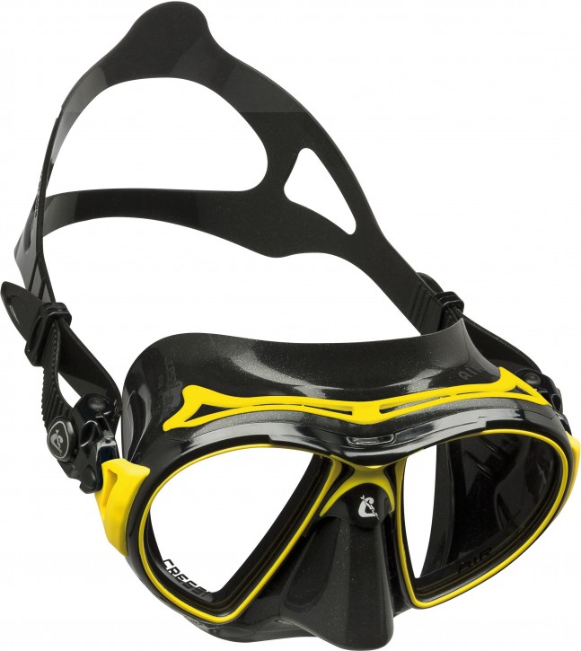 Cressi Sub AIR BLACK Schwarz-Gelb