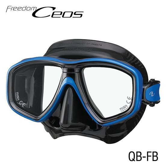TUSA CEOS Tauchmaske schwarz-blau QBFB
