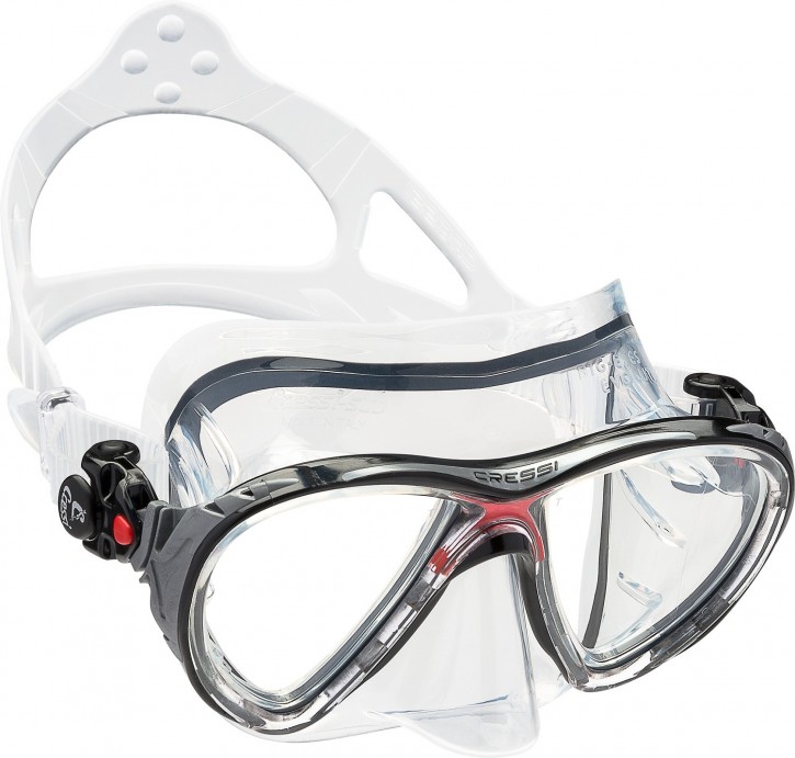 Cressi Big Eyes Evolution Klar/Rot