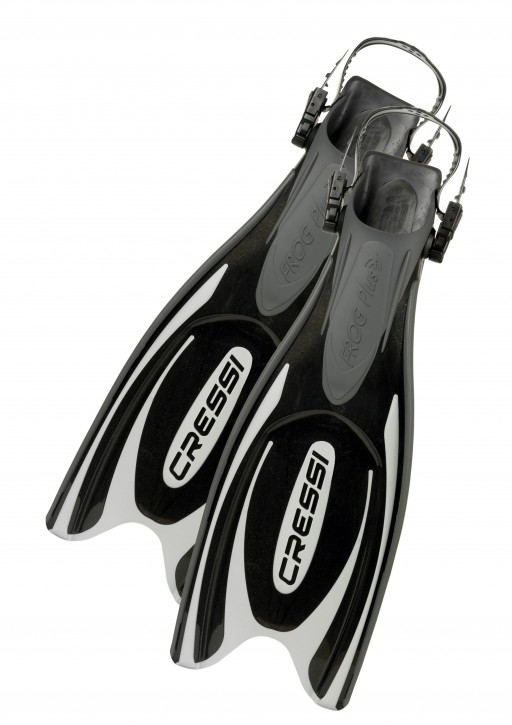 Cressi Sub Frog plus Schwarz/Silber / XS/S (36-39)