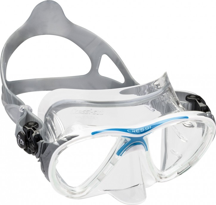 Cressi Big Eyes Evolution Crystal Klar/Blau