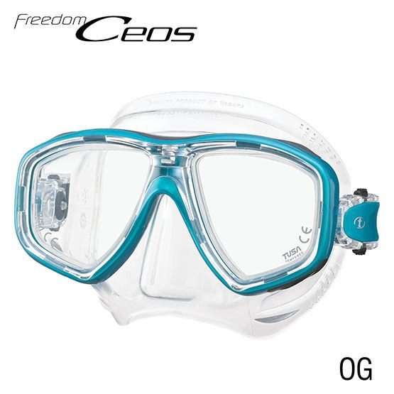 TUSA CEOS Tauchmaske clear-aqua OG