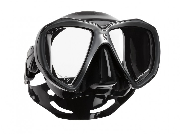 Scubapro Spectra Maske Schwarz/Silber - Schwarz