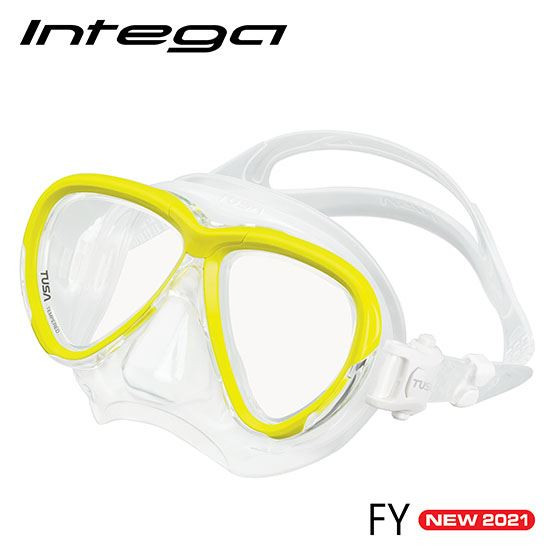 TUSA INTEGA Tauchmaske clear-gelb FY