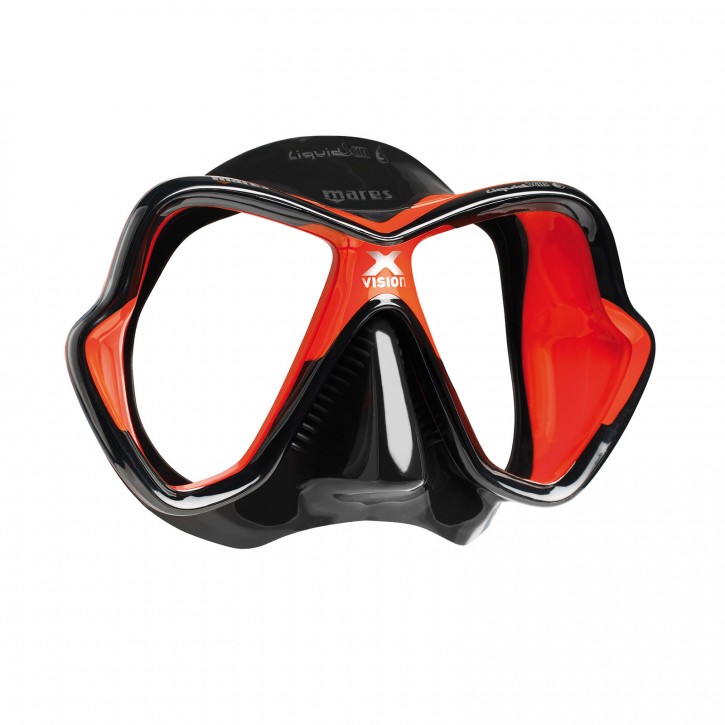 Mares X-Vision Ultra LiquidSkin Rot - Schwarz