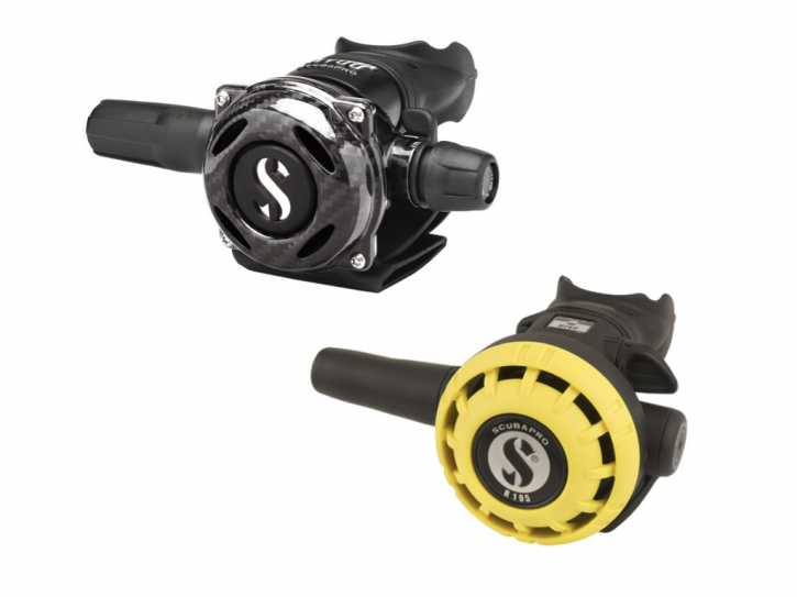 Scubapro MK25 EVO/A700 CARBON BLACK TECH +R195 Octopus