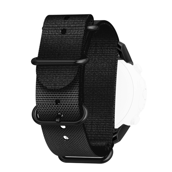 SUUNTO D6I NOVO BLACK ARMBAND-SET Black Zulu