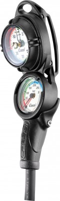 Cressi Konsole PD2 Tiefenmesser + Finimeter
